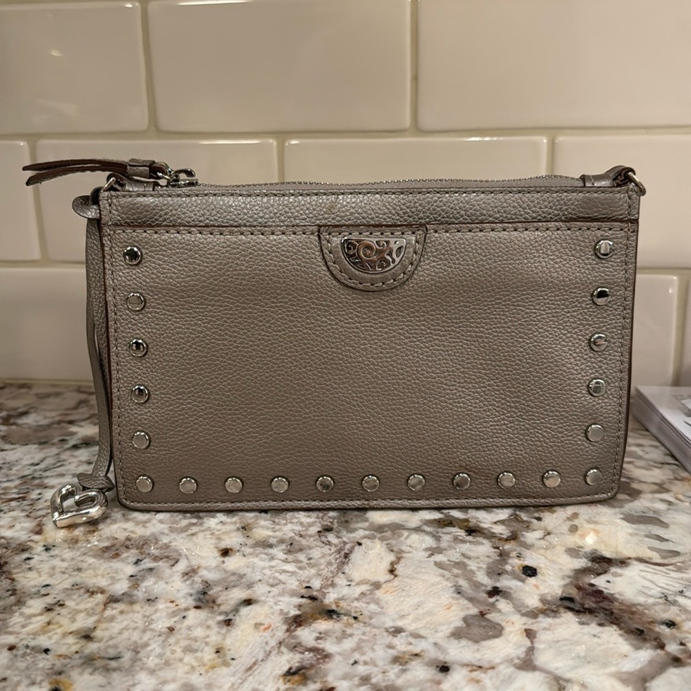 Brighton Rox Crossbody ZINC PEARL Retired Rare
